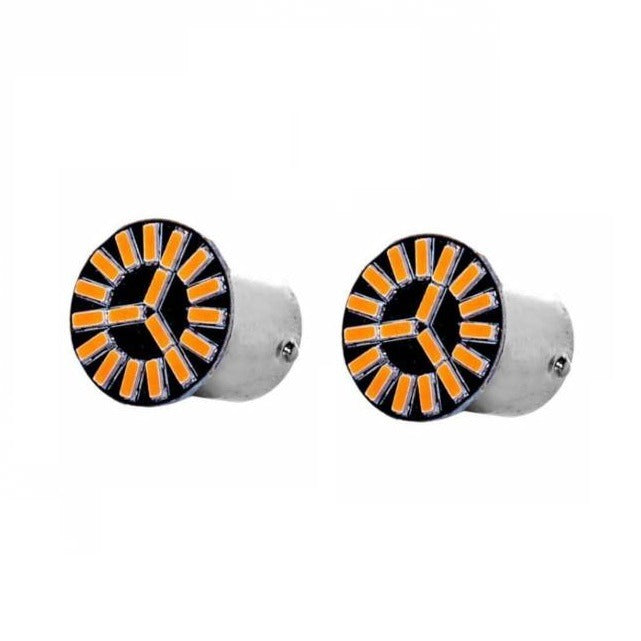 ORANJE - BA15S - LED - 18 SMD - 1156 - 12V ORANJE - BA15S - LED - 18 SMD - 1156 - 12V